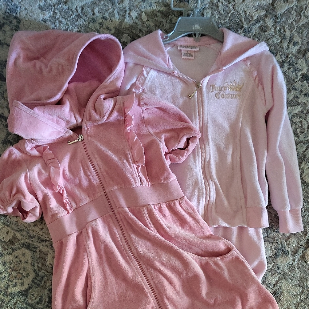 Juicy Couture Baby Pink Velour Bundle Sz 5 & 6